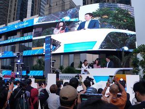 Bursa Efek RI Dipasang LED Raksasa, Cara Baru Pantau Saham