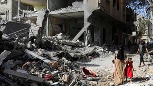 Hancur Lebur Kamp Pengungsi Nuseirat Dibombardir Israel