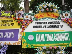 Pengusaha Rental Kirim Karangan Bunga Usut Tuntas ke Mapolresta Pati