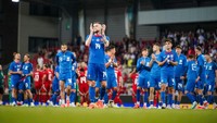 Slovakia - Milan Skriniar. Bek 29 tahun dengan 67 caps ini adalah salah satu bek andalan klub kaya Prancis Paris Saint-Germain. Foto: Getty Images/Christian Hofer