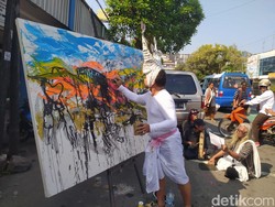 Seniman Bali Gelar Aksi Happening Art Catus Pata di Magelang