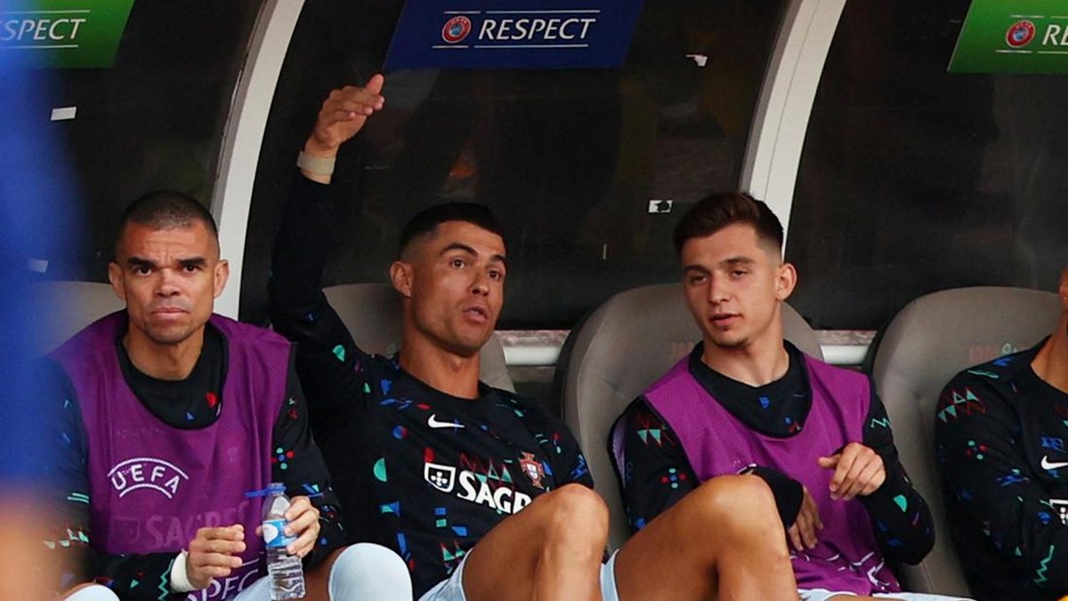Cristiano Ronaldo masih penting untuk Portugal di Euro 2024 (REUTERS/Pedro Nunes)