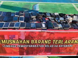 Ratusan HP Milik Napi Lapas Kotabaru Disita, Dipakai Transaksi Narkoba-Judi
