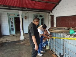 Penampakan TKP Home Industry Minyakita Palsu yang Digerebek Polres Malang