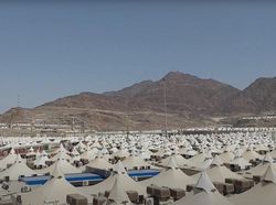 Suasana Jelang Pemberangkatan Jemaah Haji ke Arafah