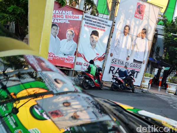 Baliho Bacawali Mulai Menjamur di Surabaya