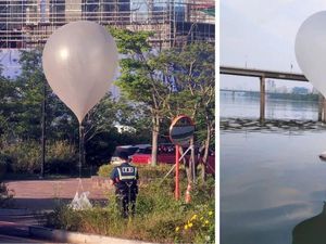 Penampakan Balon Canggih Ber-GPS Aktivis Korea Selatan