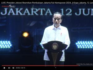 Jokowi Pamer Jakarta Fair Dikunjungi 6 Juta Orang di 2023, Putaran Uang Rp 7,3 T