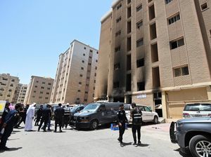 Horor Kebakaran Gedung Pekerja Asing di Kuwait, 49 Orang Tewas
