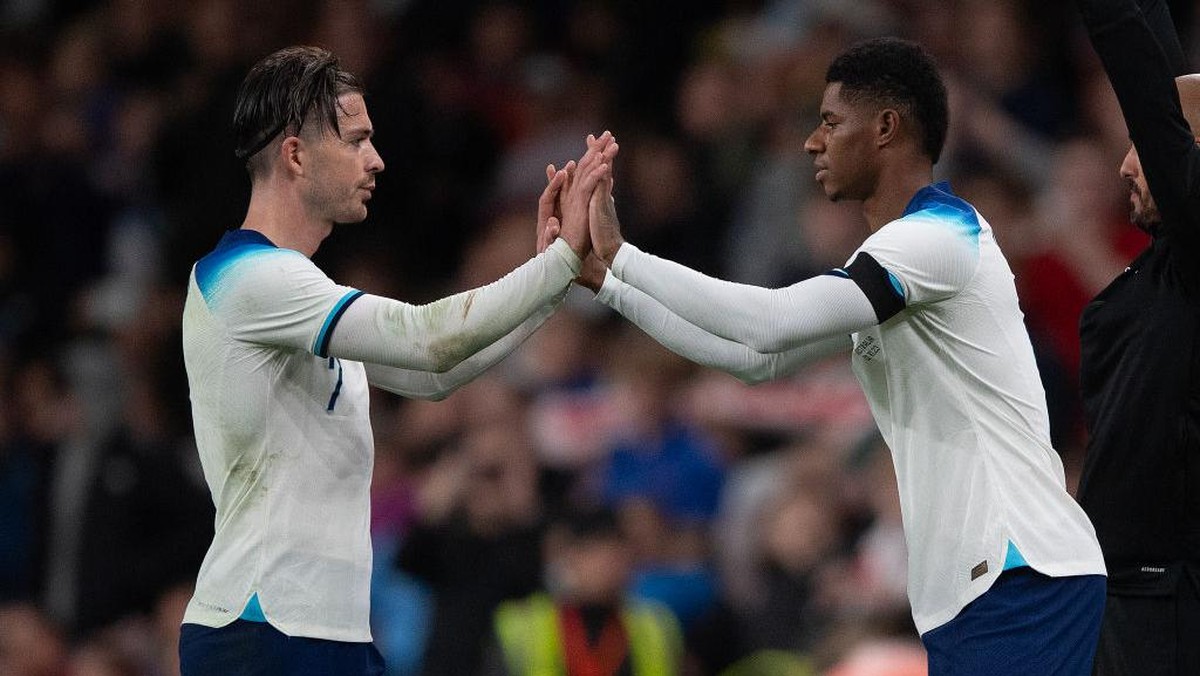 Jack Grealish dan Marcus Rashford tidak dibawa Inggris ke Euro 2024 (Foto: Visionhaus/Getty Images/Visionhaus)