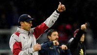 Meski Thiago Motta menjanjikan, tidak bisa dipungkiri Juventus telah membuat pilihan yang berani. Pasalnya, sejak merintis karier sebagai pelatih tim utama pada 2019 Motta hanya melatih klub-klub gurem macam Genoa dan Spezia sebelum bergabung Bologna di 2022. REUTERS/Massimo Pinca