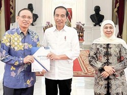 Rektor Unair Beber Poin Diskusi Saat Dirinya Bersama Khofifah Temui Jokowi