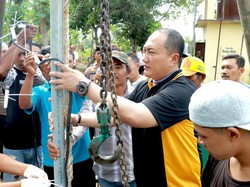 Polresta Banyuwangi Revitalisasi Sumur Bor di Permukiman yang Kekeringan