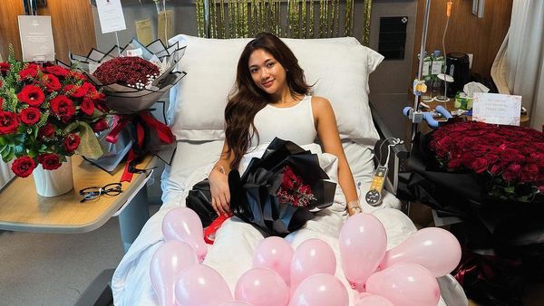 Momen Marion Jola Rayakan Ultah di Rumah Sakit
