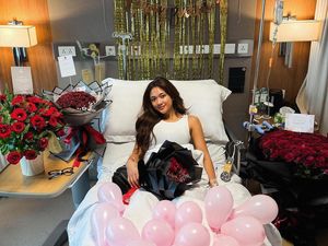 Momen Marion Jola Rayakan Ultah di Rumah Sakit