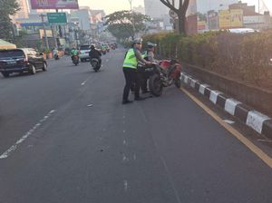 Pejalan Kaki Ditabrak Pemotor Saat Nyeberang di Jl Margonda Depok, Alami Luka