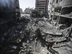 Israel Bombardir 2 Distrik di Gaza, 43 Orang Tewas