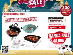 Persiapan Nyate, Beli Panggangan di Transmart Full Day Sale Cuma Rp 48.000