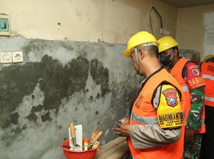 Bedah Rumah Warga Sukun, Polresta Malang Kota Libatkan Taruna Akpol