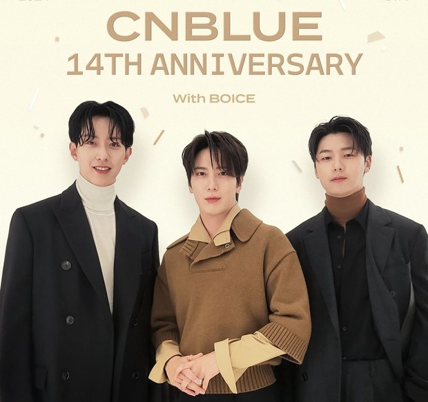Potret anniversary CNBLUE ke-15/ Foto: instagram.com/cnblue.official Potret anniversary CNBLUE ke-15/ Foto: instagram.com/cnblue.official