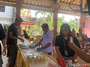 Puluhan Calon Pengantin di Bukian Gianyar Jalani Tes Urine