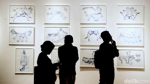 Terpukau Karya Para Srikandi Tiga Sisi di Galeri Nasional