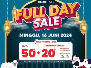Mumpung Libur Serbu Transmart Full Day Sale! Banjir Diskon 50% + 20%
