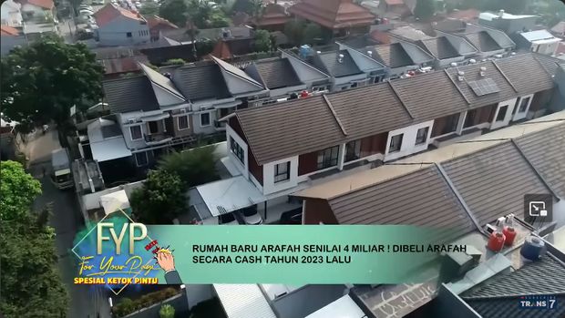 Dapur di rumah Arafah Rianti