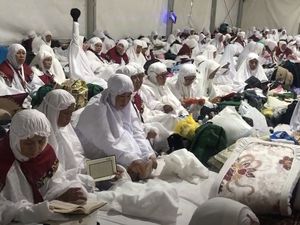 Suasana Jelang Wukuf di Arafah