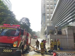 Kebakaran Basemen Graha CIMB Niaga di Sudirman Diduga Akibat Korsleting AC