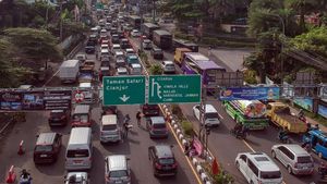 Potret Kepadatan Lalin di Puncak Bogor Saat Libur Panjang Idul Adha
