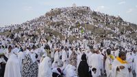 Potret Suasana Wukuf di Arafah