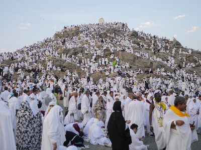 Potret Suasana Wukuf di Arafah
