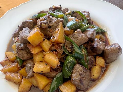Resep Hati Sapi Tumis Lada Hitam
