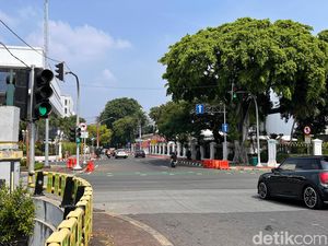 Sempat Mati, Traffic Light Dekat Istana Presiden Sudah Berfungsi Lagi