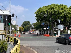 Sempat Mati, Traffic Light Dekat Istana Presiden Sudah Berfungsi Lagi
