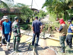 Banjir di OKU Mulai Surut, 1 Jembatan Putus