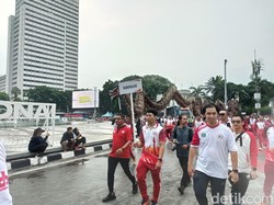 Menuju PON 2024, Kontingen Atlet DKI Jakarta Diarak di CFD