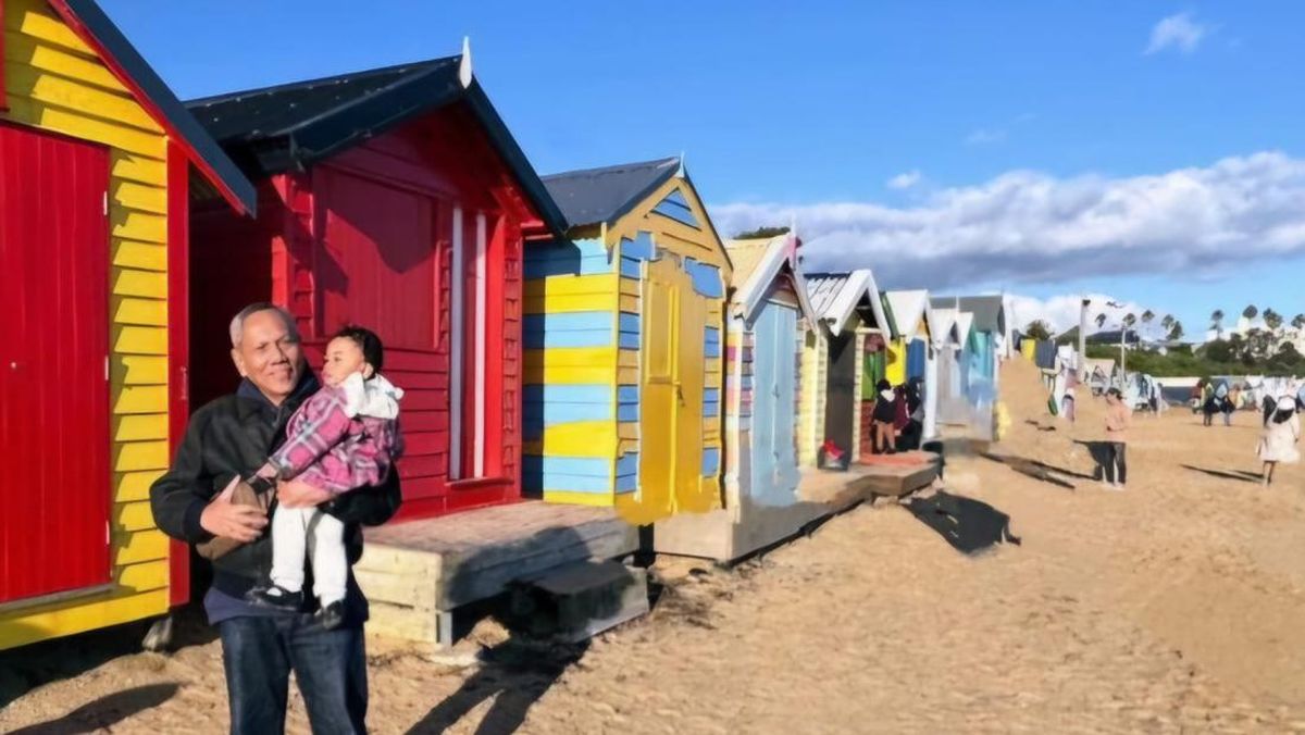 Pantai Brighton Box di Melbourne