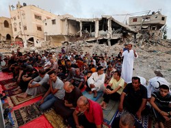 Pilu Warga Gaza Idul Adha Tanpa Hewan Kurban gegara Dicegah Israel