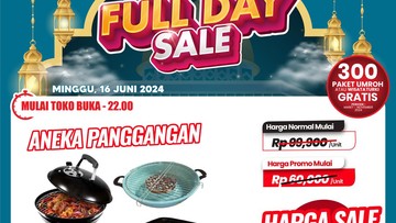 Persiapan Bakar Daging Besok, Panggangan di Transmart Full Day Sale Cuma Segini