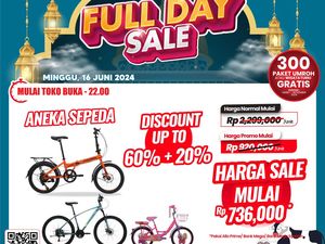Pesta Diskon Balik Lagi, Sepeda di Transmart Full Day Sale Nggak Sampai Sejuta