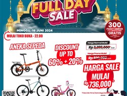 Pesta Diskon Balik Lagi, Sepeda di Transmart Full Day Sale Nggak Sampai Sejuta