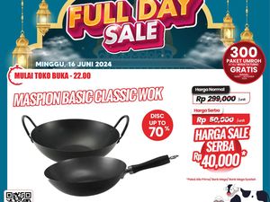 Transmart Full Day Sale Balik Lagi, Harga Wajan Cuma Rp 50 Ribu!