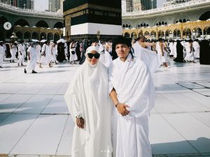 Aurel-Atta Halilintar Bagikan Momen Hujan di Mekah Saat Kemarau