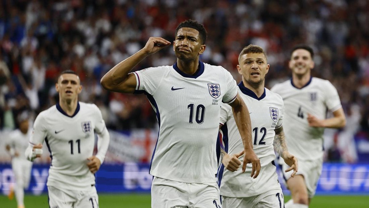 Timnas Inggris bentrok dengan Slovakia di 16 besar Euro 2024. (Foto: REUTERS/Wolfgang Rattay)