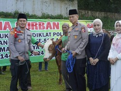 Idul Adha 2024, Setukpa Lemdiklat Polri Sembelih 56 Sapi dan 25 Kambing