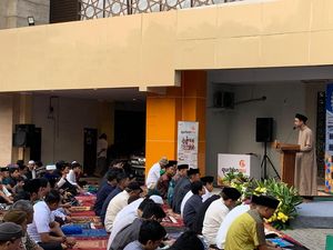 Menko PMK Salat Idul Adha di Masjid Pusat Dakwah Muhammadiyah Jakpus