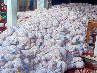 Penampakan Daging Kurban Banjiri Dusun Krajan Banjarnegara
