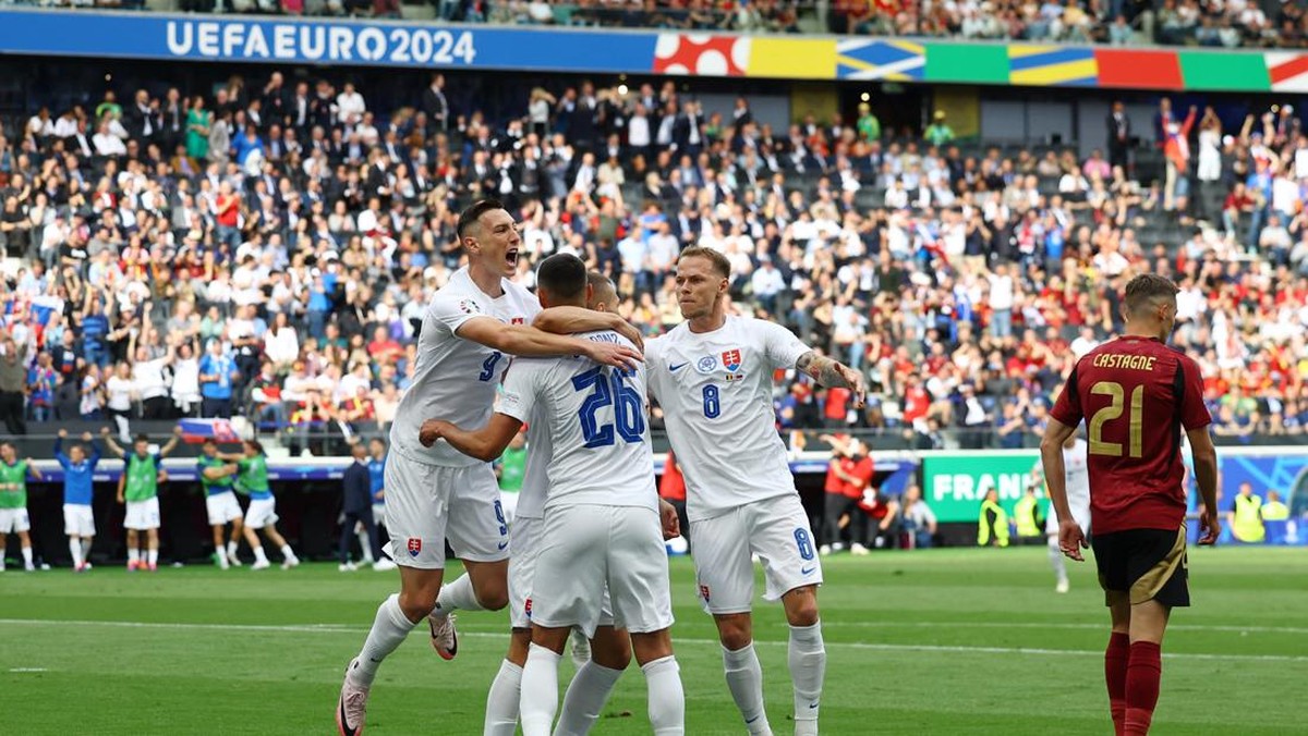 Slovakia kalahkan Belgia 1-0 di matchday pertama Grup E Euro 2024 (REUTERS/Lee Smith)